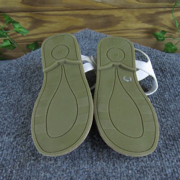 Rachel Girls Gladiator Sz T 10 Medium White Synthetic Hook & Loop - Picture 6 of 6